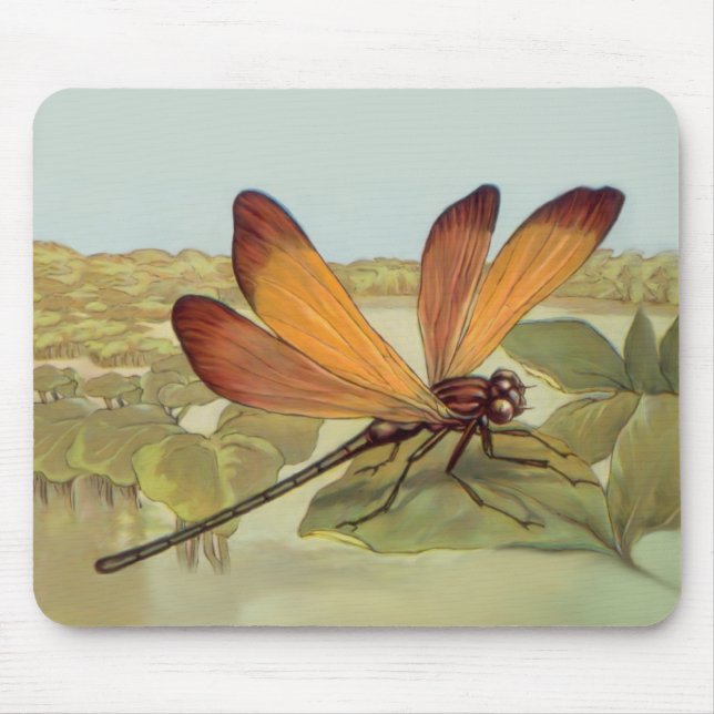 Tapis De Souris Golden Dragonfly (Devant)