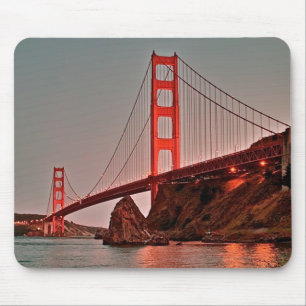 Tapis De Souris Golden gate bridge chez Sun vers le bas