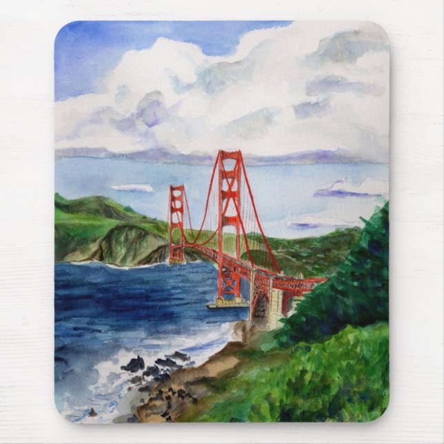 Tapis De Souris Golden Gate Bridge Mousepad (Devant)