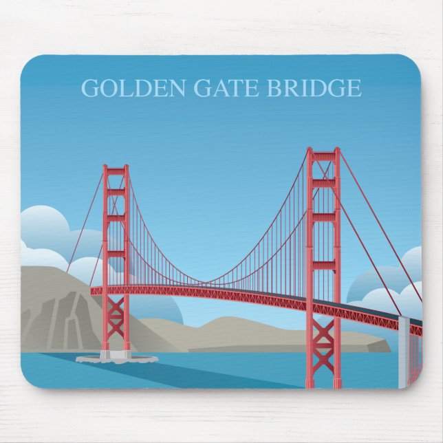 Tapis De Souris Golden gate bridge | San Francisco (Devant)