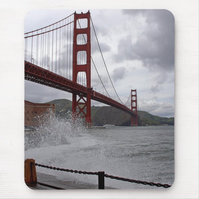 Tapis De Souris Golden Gate de point de fort (Devant)