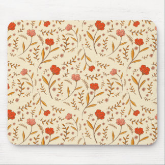 Tapis De Souris Golden Hour Study | Retro Ogee Floral Mouse Pad