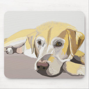 Tapis De Souris Golden Labrador