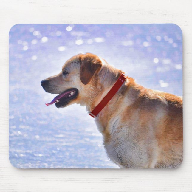 Tapis De Souris Golden Labrador Retriever Dog-lover Cadeau (Devant)