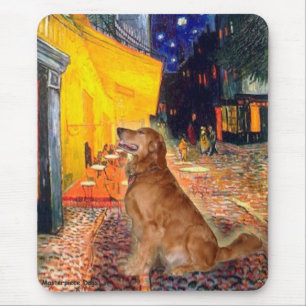 Tapis De Souris Golden Retriever 3 - Terrasse Café
