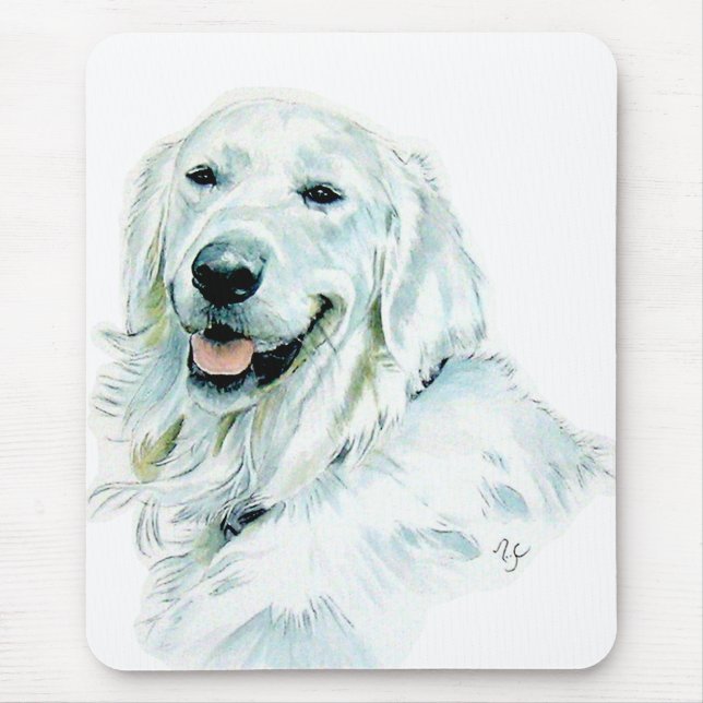 Tapis De Souris Golden retriever anglais (Devant)