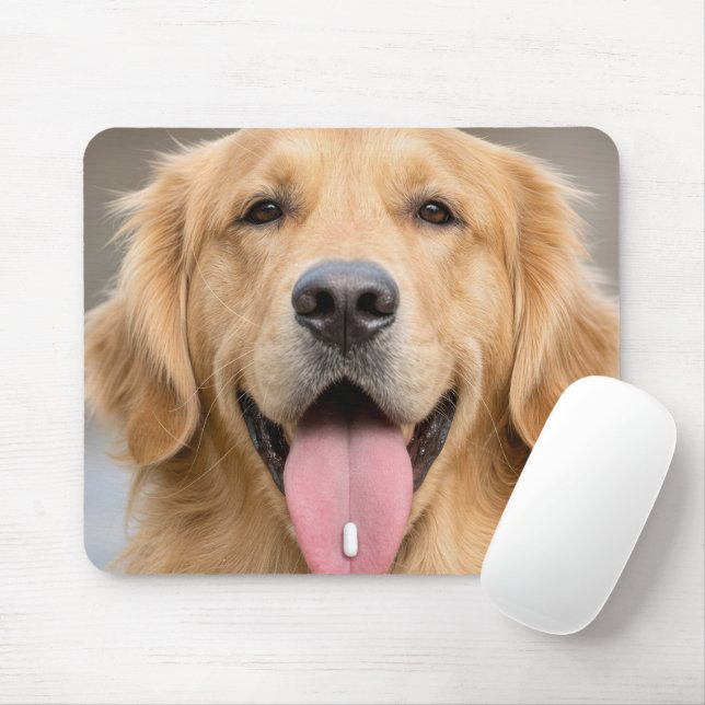 Tapis De Souris Golden Retriever avec un comprimé (Avec souris)