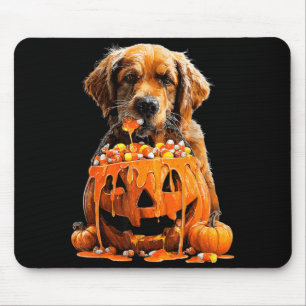 Tapis De Souris Golden Retriever dégoulinant de bonbons au maïs de