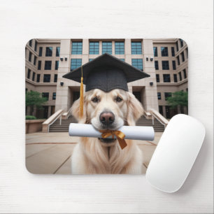 Tapis De Souris Golden Retriever Dog Graduate