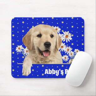 Tapis De Souris Golden Retriever et Daisy on Stars
