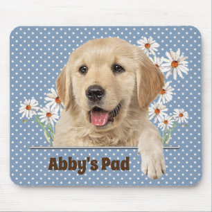 Tapis De Souris Golden Retriever et Daisy Souris