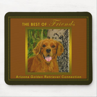 Tapis De Souris Golden retriever Mousepad d'olive classique et de