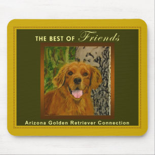 Tapis De Souris Golden retriever Mousepad d'or classique et