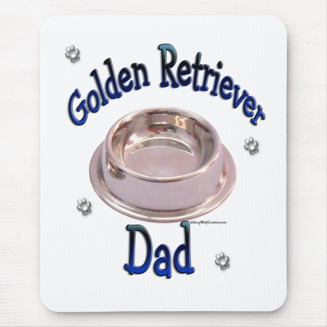 Tapis De Souris Golden Retriever Papa (Devant)
