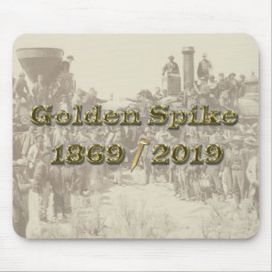 Tapis De Souris Golden Spike Transcontinental Railroad Sesquincent
