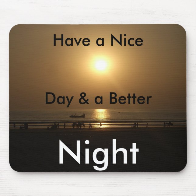 Tapis De Souris Golden Summer Sunset Réflexion sur la plage (Devant)
