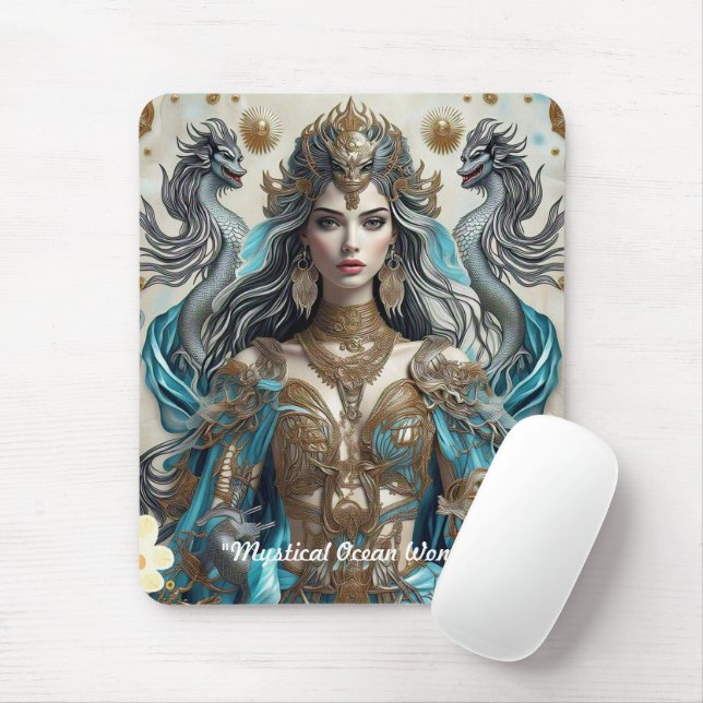 Tapis De Souris "Golden Tides Rise" (Avec souris)