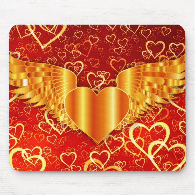 Tapis De Souris Golden Wings Mousepad (Devant)