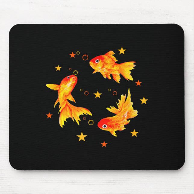 Tapis De Souris Goldfish,vintage Retro Beachy Nge Funny Gift Men,  (Devant)