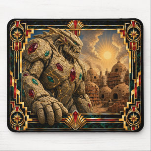 Tapis De Souris Golem, Art Déco Mythique
