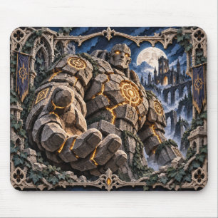 Tapis De Souris Golem, Monstre de Papier Découpé