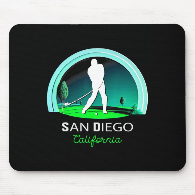 Tapis De Souris Golf à San Diego  (Devant)