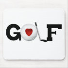 Golf avec la boule de golf