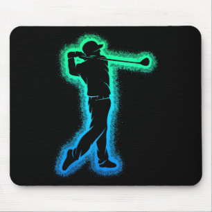 Tapis De Souris Golf Club Golfer Enfants garçons Hommes Golfing