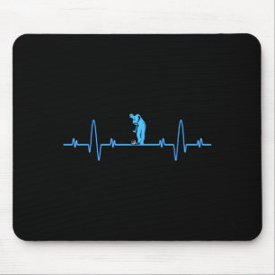 Tapis De Souris Golf drôle Heartbea - Golfeurs Hommes Femmes Cool