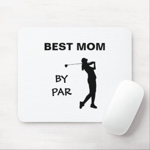 Tapis De Souris Golf Mommy Golfer Pun Fête des mères Meilleure mam