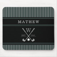 Golf Monogramme Nom initial Heritage Green