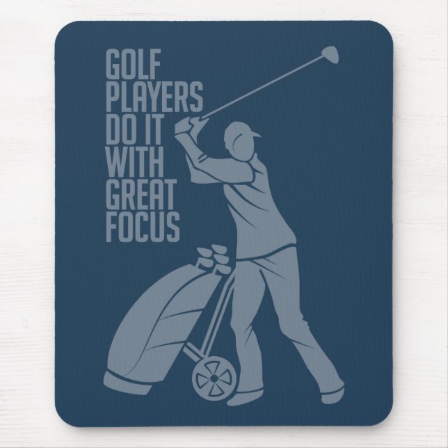 Tapis De Souris GOLF PLAYER mousepad personnalisé (Devant)