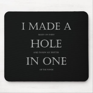 Tapis De Souris Golf pour golfeur drôle de golf