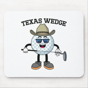 Tapis De Souris Golf Putter Texas Wedge Golf Club Texas Cowboy Cou
