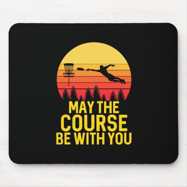 Tapis De Souris Golf sur disque avec vous (Devant)