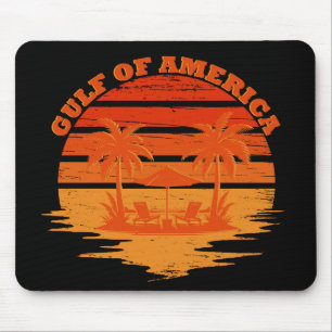 Tapis De Souris Golfe d'Amérique conception patriotique vintage-am