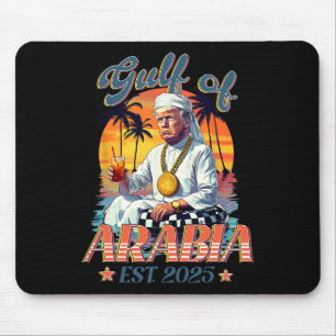Tapis De Souris Golfe D'Arabie Est 2025 Drôle Trump Vintage Arabia
