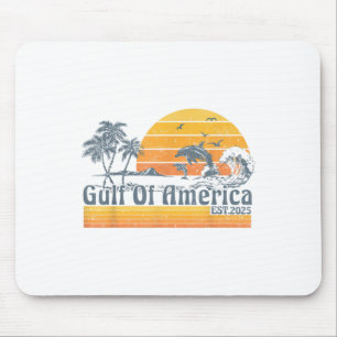 Tapis De Souris Golfe De Usa America Est 2025 Retro Vintage Beach