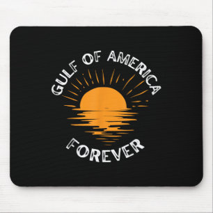 Tapis De Souris Golfe Des États-Unis Conception De Retour Rétro