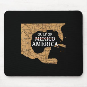 Tapis De Souris Golfe Des États-Unis D'Amérique Est 2025 Carte Rét