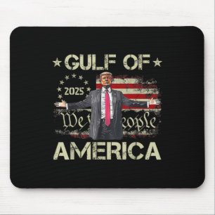 Tapis De Souris Golfe des États-Unis d'Amérique Est 2025 Drapeau A