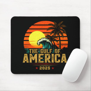 Tapis De Souris Golfe des USA Amérique Est 2025 Retro Vintage
