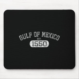 Tapis De Souris Golfe du Mexique Est 1550 Rétro Vintage Gulf Pour