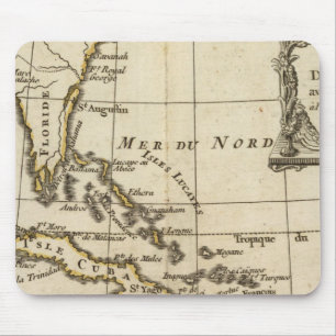 Tapis De Souris Golfe du Mexique, îles des Caraïbes