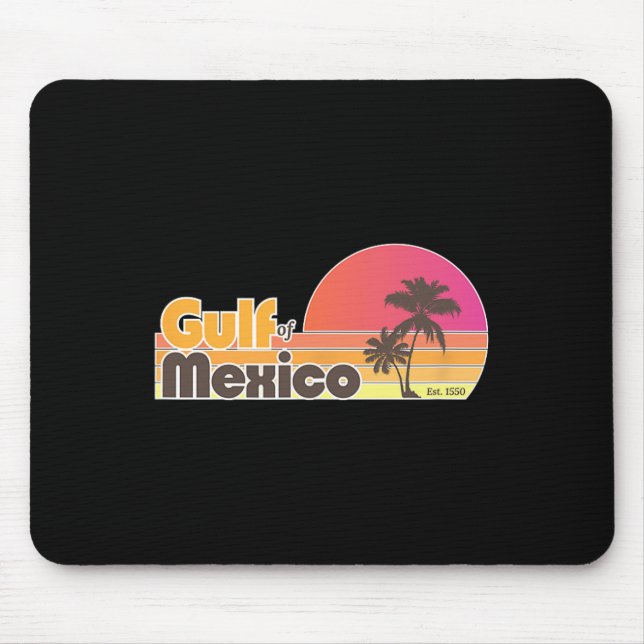 Tapis De Souris Golfe du Mexique Vintage (Devant)