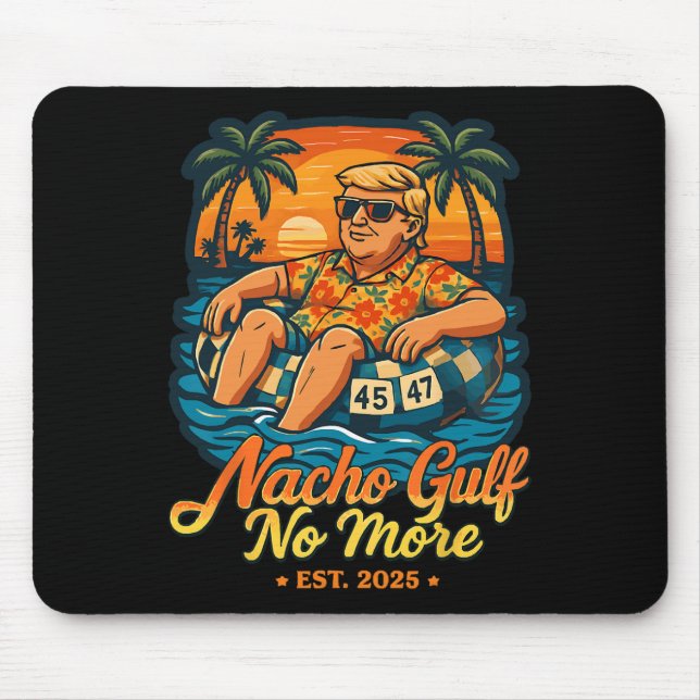 Tapis De Souris Golfe Nacho plus de golfe des États-Unis Ét 2025  (Devant)