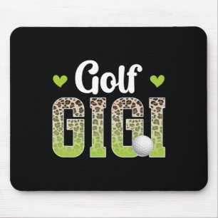 Tapis De Souris Golfeuse Gigi Léopard Golfeuse Gigi D'un Joueur de