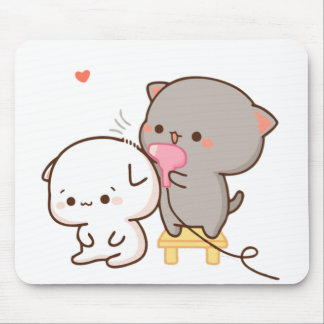 Tapis De Souris Goma making peach hair Mouse Pads