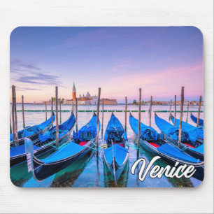 Tapis De Souris Gondolas En Belle Venise, Italie