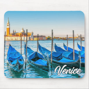 Tapis De Souris Gondolas En Belle Venise, Italie